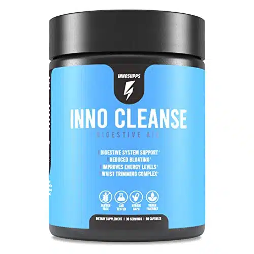 Inno Cleanse   Waist Trimming Complex  Digestive System Support & Aid  Reduced Bloating  Improves Energy Levels  Gluten Free, Vegan Friendly