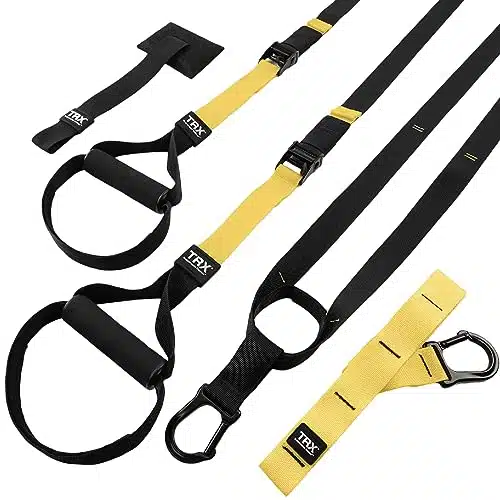TRX All in One Suspension Training System Weight Training, Cardio, Cross Training, Resistance Training. Full Body Workouts for Home, Travel, and Outdoors. Includes Indoor & Outdoor Anchor system