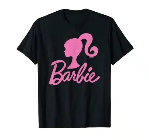Barbie   Barbie Pink Logo T Shirt