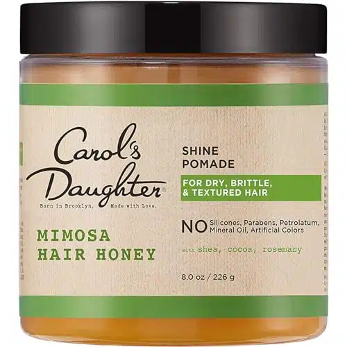 Carol's Daughter Mimosa Hair Honey Shine Pomade for Textured and Curly Hair   with Shea Butter & Rosemary Oil, fl oz