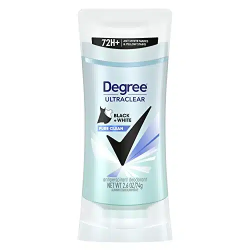 Degree Antiperspirant for Women Protects from Deodorant Stains Pure Clean Deodorant for Women oz