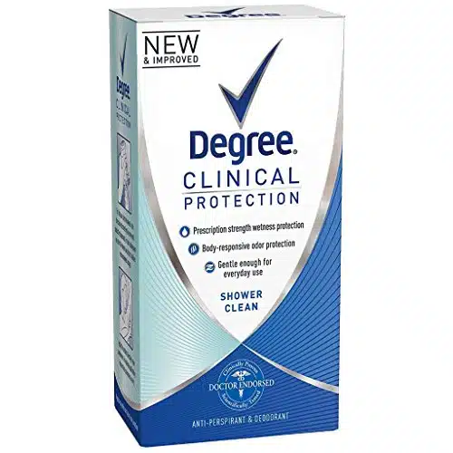 Degree Women Clinical Protection Anti Perspirant Deodorant Shower Clean oz (pack of )