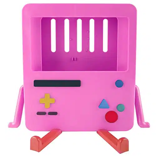 GRAPMKTG Charging Stand for Nintendo Switch OLED Accessories Portable Dock Compatible Cute Holder Playstand Video Game Room Decor Protector Gift Men Women Kids Boys Girls Adults Pink