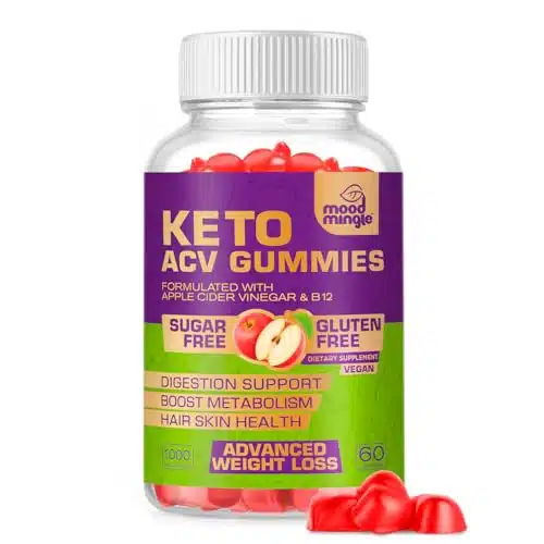 Keto Acv Gummies for Advanced Weight Loss & Belly Fat Burn   Pro Active Super Apple Cider Vinegar Gummies   Rapid Fat Burner Diet Supplement for Women Men   Sugar Free & Gluten Free (G)