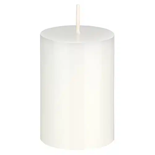 Mega Candles pc Unscented White Round Pillar Candle, Hand Poured Premium Wax Candles Inch x Inch, Home DÃ©cor, Wedding Receptions, Baby Showers, Birthdays, Celebrations, Party Favors & More
