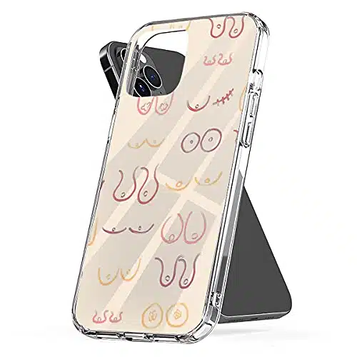 Phone Cover Case Compatible with iPhone All Boobs Mini are Xs Beautiful Plus X Xr Pro Max Se Scratch Accessories Waterproof, Transparent
