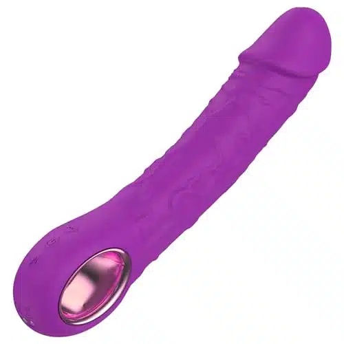 Pleasure Tool Safe and Soft Silicone Waterproof Pleasure Toys Powerful Mode Various Choice of Use Frequency Funny Women Electric Massage Relax (Purple)