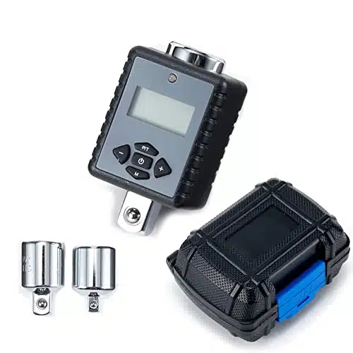 ThreeH ''(to ft lbs.) Heavy Duty Digital Torque Adapter with LED&Buzzer Alert ('' Drive & Includes adapters for '' and '')