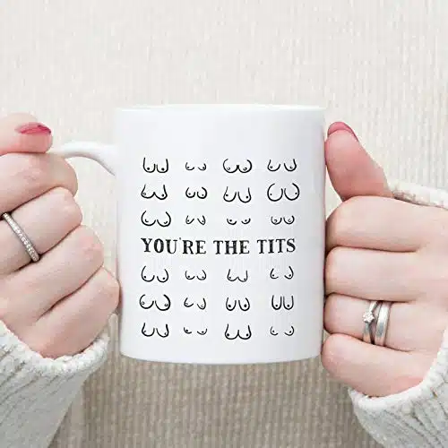 ZMKDLL Are The Tits Mug Youre The Tits Coffee Mug Boobs Mug Boobies Coffee Mug Tits oz MUG