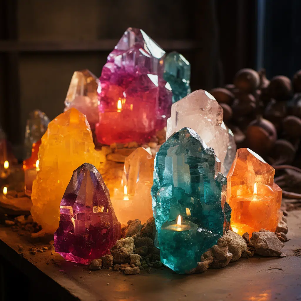 crystal candles