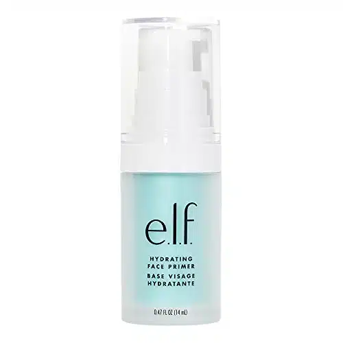 e.l.f. Hydrating Face Primer, Makeup Primer For Flawless, Smooth Skin & Long Lasting Makeup, Fills In Pores & Fine Lines, Vegan & Cruelty free, Small