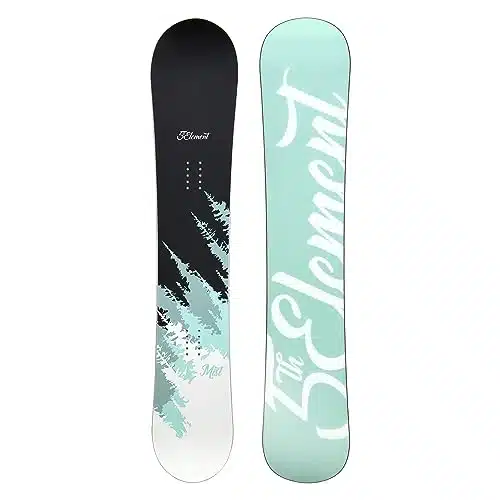 th Element Mist Snowboard for Women with EZ Rocker Design All Mountain, Freestyle Performance for Beginners and Intermediate Snowboarders (cm)