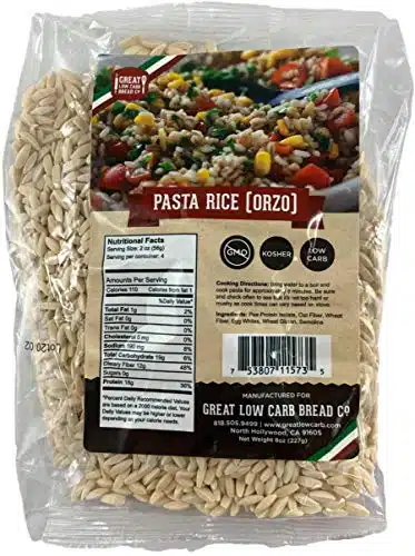 Great Low Carb Bread Co. Pasta Rice Ozro  Keto Pasta, Rice Noodles, Low Carb Pasta Ounce