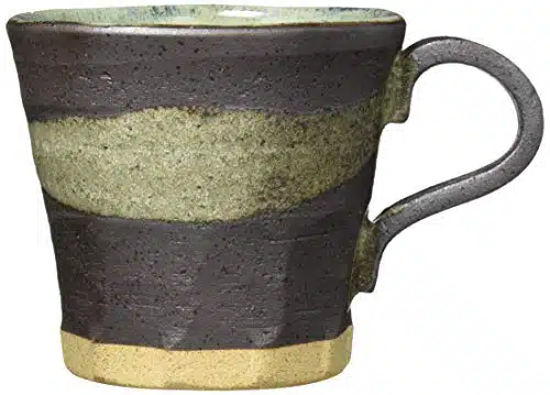 Ichiku Mino Ware ug, Ceramic, Coffee Cup, Ash Glaze, Approx. fl oz (ml), Japanese Style Mug, Easy to Clean, Pottery, Cup, Coffee, Black Tea, Green Tea, Tableware, Coffee Cup, Made in Japan