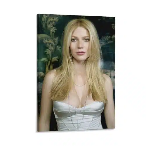 MOJDI Poster for Room Aesthetic Gwyneth Paltrow Sexy Poster Canvas Painting Posters Canvas Painting Wall Art Poster for Bedroom Living Room Decor xinch(xcm) Frame style