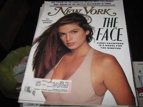 New York Magazine (CINDY CRAWFORD , The Face , A Model For The Nineties , Gay Talese , Gael Greene)
