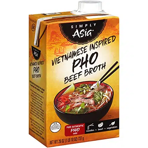 Simply Asia Vietnamese Inspired Pho Beef Broth, fl oz (Pack of )