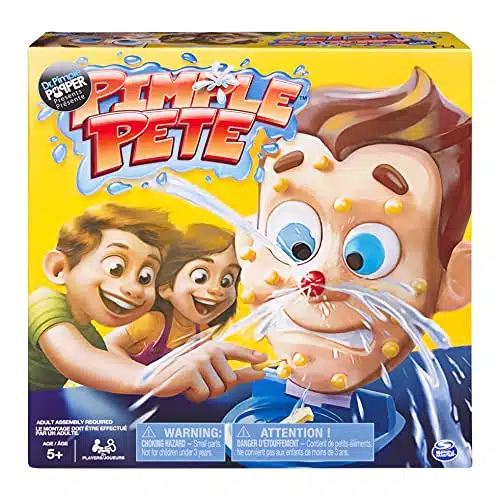 Spin Master Games Pimple Pete Game Presented by Dr. Pimple Popper, Explosive Family Game for Kids Age and up