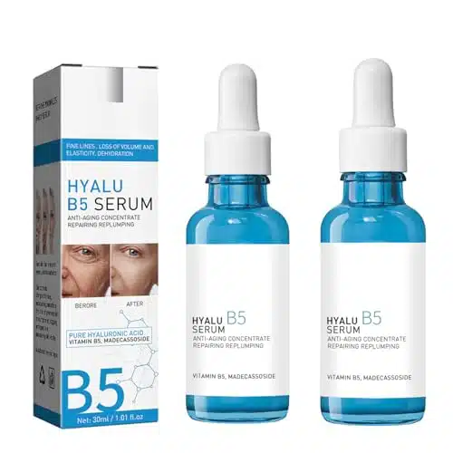 pcs Botox Face Serum, Hyalu BSerum, Botox in a Bottle Instant Face Tightening, Anti Aging Serum, Botox Stock Solution Facial Serum for Face Fade Fine Lines