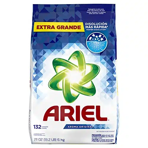 Ariel Powder Laundry Detergent, Original Scent, ounces Loads, Pound (Pack of )