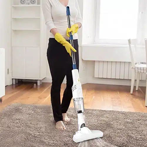 Cordless Stick Vacuum Cleaner   Lightweight Rechargeable Vacuum Cleaner with ins Long Runtime   Powerful Strong Suction Vacuum Stick Handheld Vacuum Cleaner for Carpet and Har
