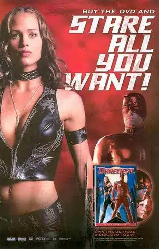 Daredevil DVD Release Sexy Jennifer Garner Great Original Photo Print Ad!