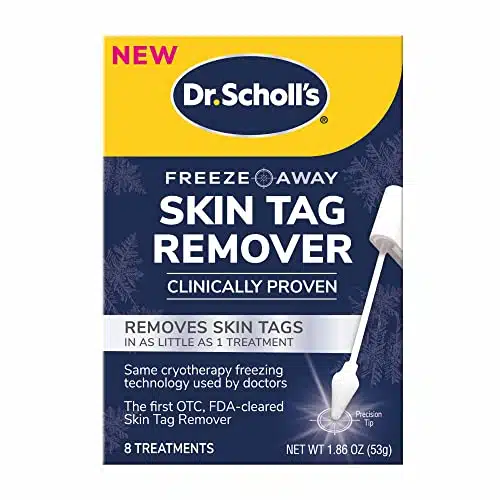 Dr. Scholl's Freeze Away Skin TAG Remover, ct  Removes Skin Tags in As Little As Treatment, FDA Cleared, Clinically Proven, Treatments