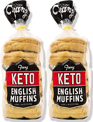 Franz Bakery Keto English Muffins with Living Chic Keto Lifestyle Guide Pack (x oz)