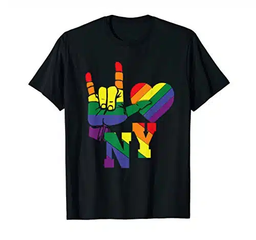 I Love New York,LGBT Flag, NY Pride Gift T Shirt