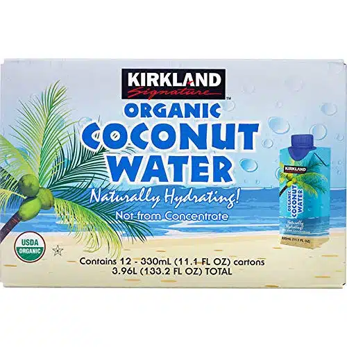 Kirkland Signature Organic Coconut Water Beverage Cartons Count (fl oz.)