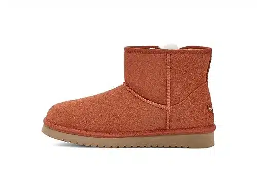 Koolaburra by UGG Women's Victoria Mini Ankle Boot, Baked Clay,