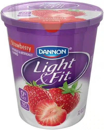 Light and Fit Quarts Strawberry Greek Nonfat Yogurt, Ounce    per case.