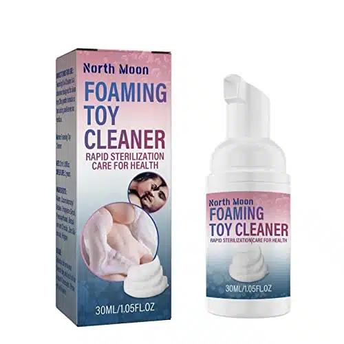 LumiLa Adult Toy Foam Cleaner Dry Cleaner Cleaning Decontamination Mild and Non Irritating Foam Toy Cleaner ml Exfoliating Face Pads Disposable (A , One Size)