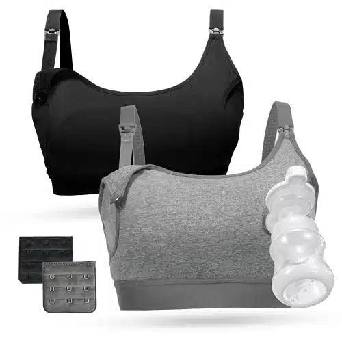 Momcozy Hands Free Pumping Bra, Supportive All Day Wear for Spectra, Medela, Bellababy Breast Pumps