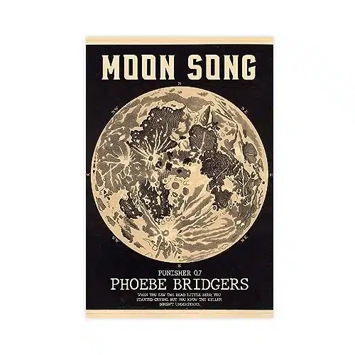 Phoebe Bridgers Moon Song Music Poster Canvas Art Poster And Wall Art Picture Print Modern Family Bedroom Decor Posters Unframe stylexinch(xcm)