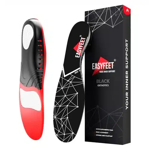 Premium Anti Fatigue Shoe Insoles   Plantar Fasciitis Arch Support Insoles for Men and Women Shoe Inserts   Orthotic Inserts   Flat Feet   Insoles for Arch Pain High Arch   Bo