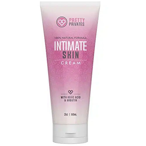 Pretty Privates Intimate Skin Cream Intimate and Sensitive Areas   Natural Dark Spot Corrector for Private Parts, Underarm, Elbow, Knees   Kojic Acid + Niacinamide + Arbutin (
