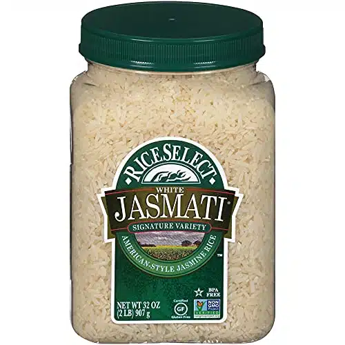 RiceSelect Jasmati, Long Grain Jasmine Rice, Gluten Free, Non GMO, oz (Pack of Jars)