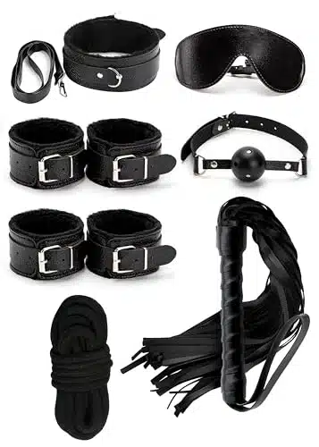 Sex Restraining for Adults Sexy Straps for Couples Bed Restraints Set Adult Toys BDSM Kit Bondaged Restraints Soft Sweaters Play Restraint Kits Adjustable Handcuffs Sex Sets f
