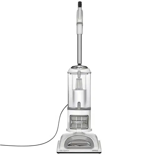 Shark NVE Navigator Lift Away Professional Upright Vacuum with Swivel Steering, HEPA Filter, XL Dust Cup, Pet Power, Dusting Brush, and Crevice Tool, Perfect for Pet Hair, Whi