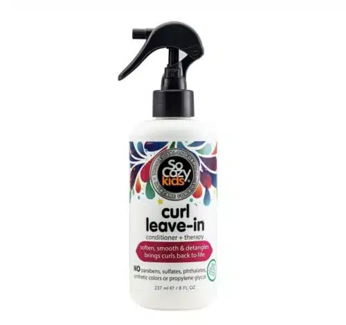 So Cozy Leave In Conditioner Spray   Paraben Free Detangler for Kids' Curly Hair   Deep Conditioner & Tangle Free Curls (fl oz)