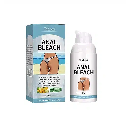 Tidoxi Anal Bleach Cream,With Vitamin C and Aloe,Intimate Areas   Upgraded Formula, L