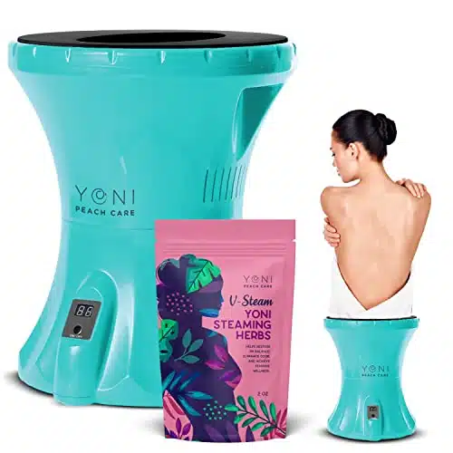 Yoni V Pot Kit, Electric Steaming Seat for Women with Steaming Herbs   Supports Healthy Ph Balance, Menstrual Support, Postpartum Care, Cleanse Vaginal Odor and Dryness   Femi