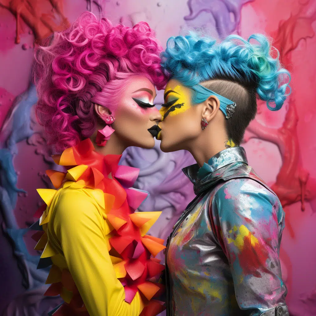 rainbow kiss meaning tiktok