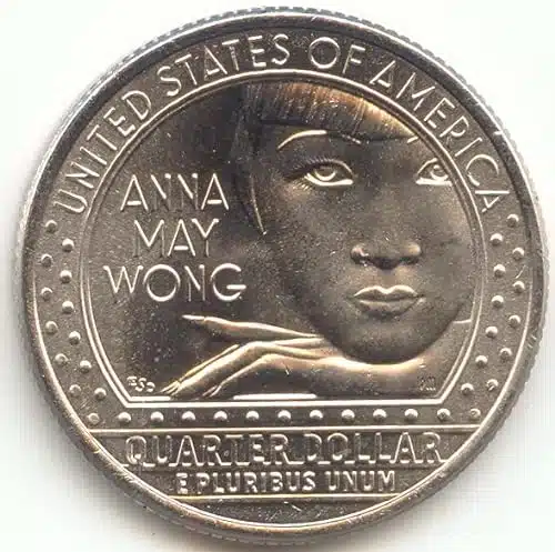 D American Women, Washington Anna May Wong Quarter Uncirculated
