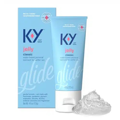 K Y Jelly Water Based Lube For Sex, Anal Lube, Non Greasy Water Based Personal Lubricant, pH Friendly Sex Lube Can Be Used With Sex Toys For Women & Male Sex Toys, Condom Frie