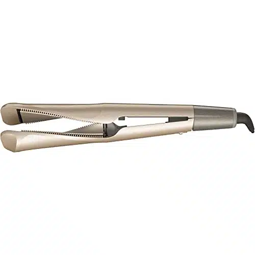 Remington Pro ulti Styler with Twist & Curl Technology, Straightener and Curling Iron in one tool, Color Care Protection, Champagne