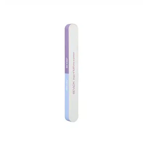 Revlon Nail Buffer, Shape 'N' Buff Nail File & Buffer, Nail Care Tool, All in One Shaping & Buffing, Easy to Use (Pack of )