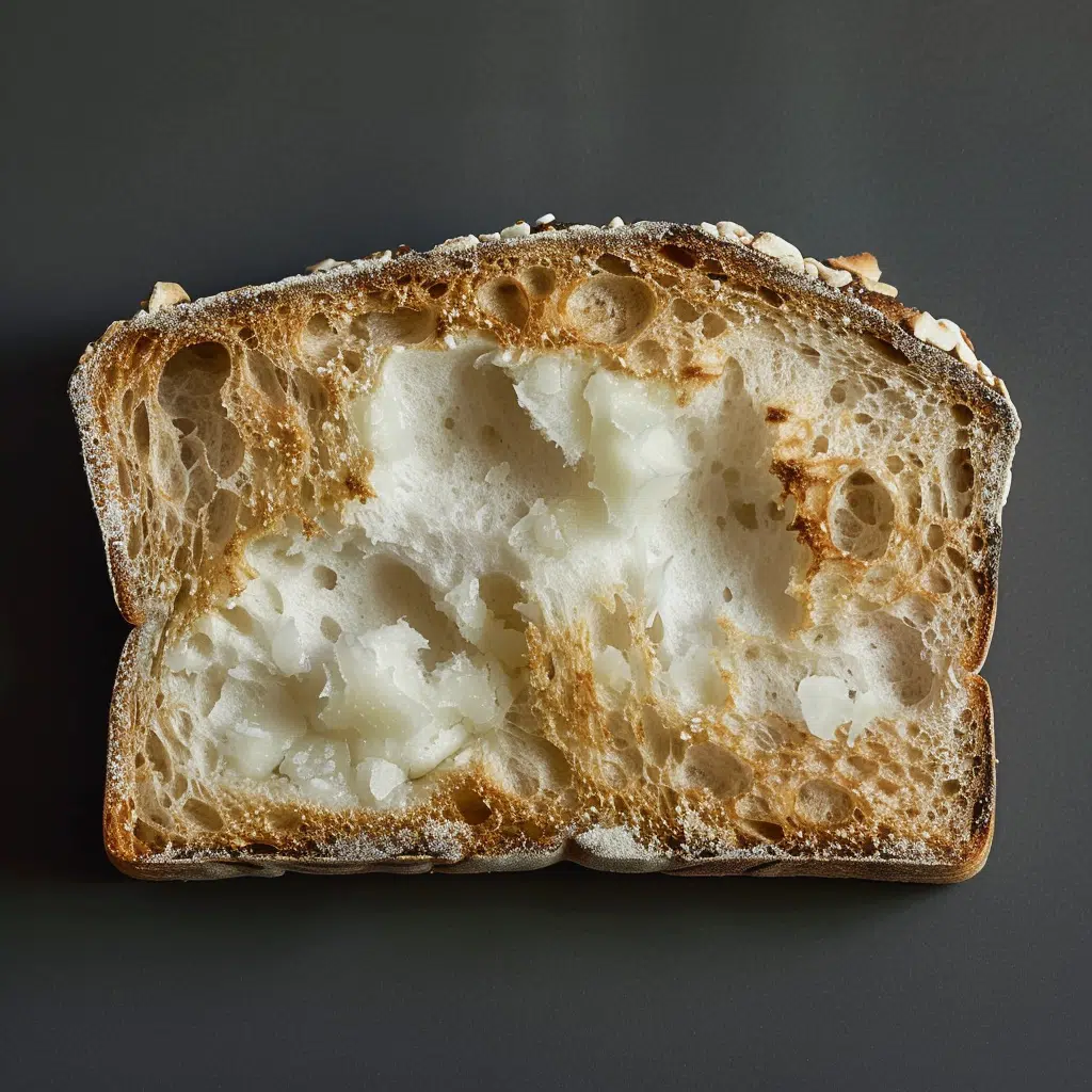 white mold on bread