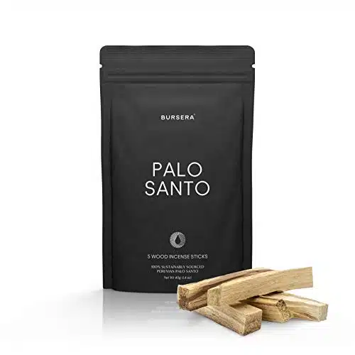 Bursera Palo Santo Sticks, Tree Planted with Every Order, % Natural, Ethical & Sustainable, Pack Authentic Real Palo Santo Wood Incense Sticks from Peru for Aromatherapy, Smud